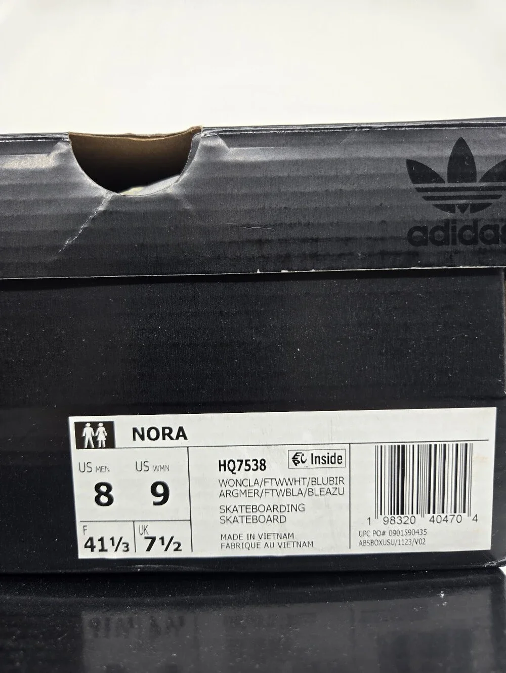 adidas Men's Nora HQ7538 Wonder Clay Cloud White Shoes Size 8